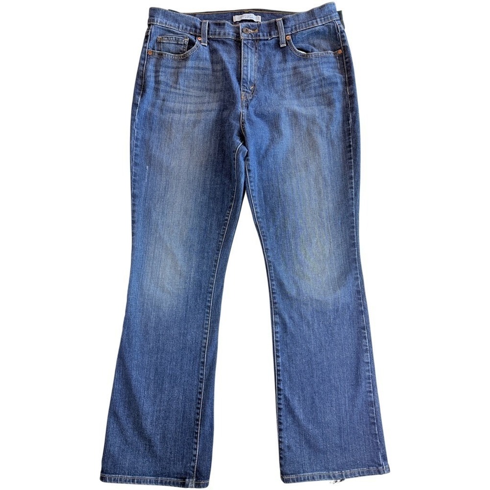 Levi's 515 Bootcut Jeans Women 14M Blue Medium Wash Denim Mid Rise 155150085